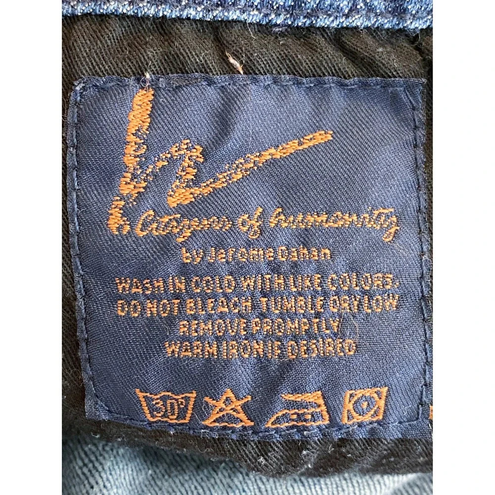 Citizens‎ of Humanity Women Danaway Jeans 31 Blue Low Rise Full Leg Flare Y2K